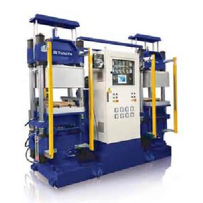 12" x 12" Single Station Compression Moulding Machine, 75 Tons